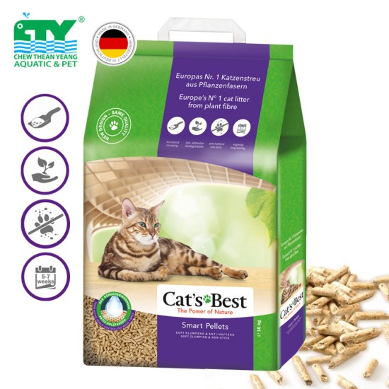 Cat‘s Best Smart Pellets sušokantis medžio drožlių kraikas katėms 5kg