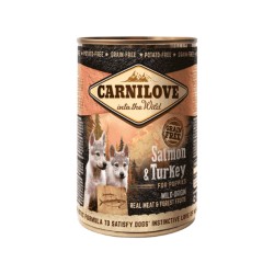 Carnilove kons. šunims Wild Meat Salmon&Turkey for Puppies 400g