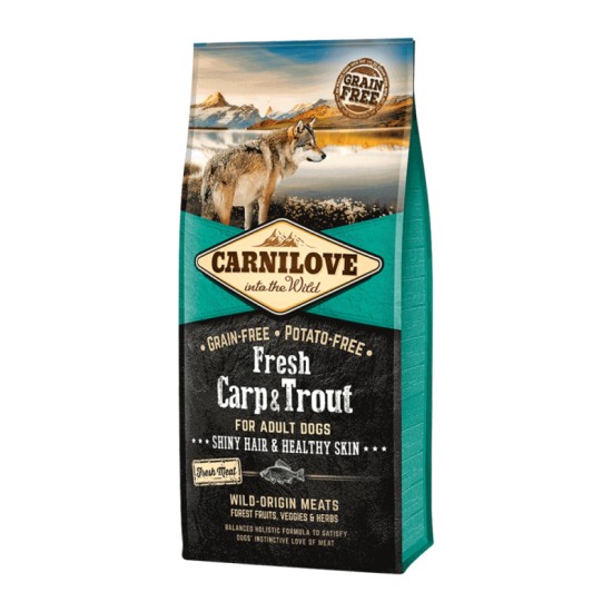 Carnilove Fresh Carp&Trout 1.5kg, 12kg