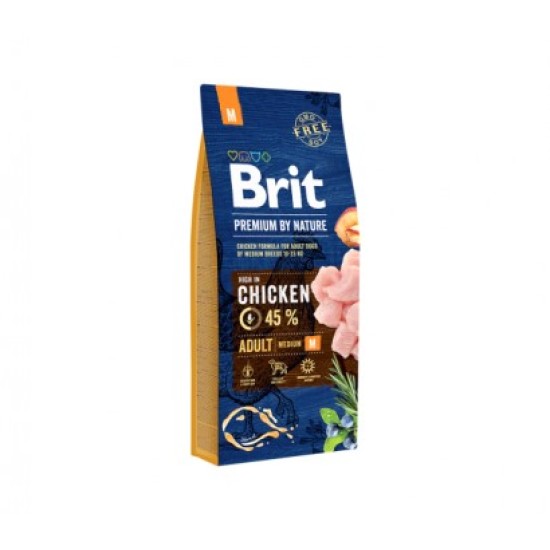 Brit premium By Nature Adult M 3kg,15kg