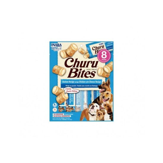 Churu Dog Bites Chicken Cheese skanėstas šunims 96g