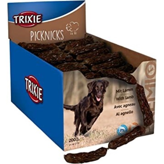 Trixie Premio Picknicks ėrienos dešrelės, 8 cm, 8 g, 1 vnt