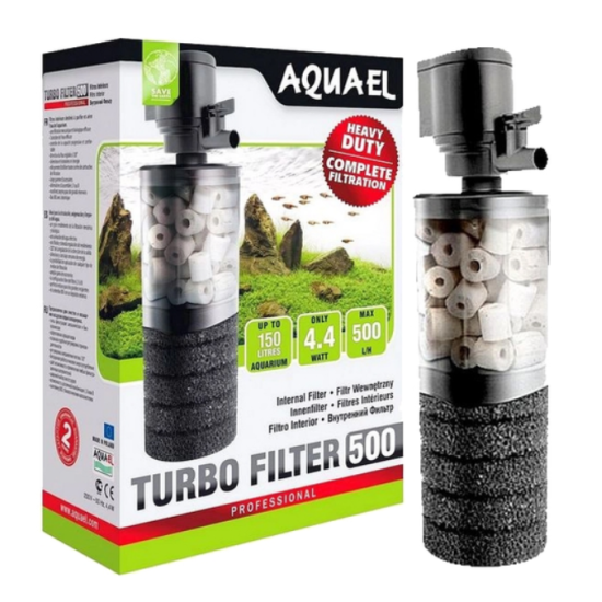 Aquael Turbo Filter 500 vidinis filtras akvariumams iki 150l