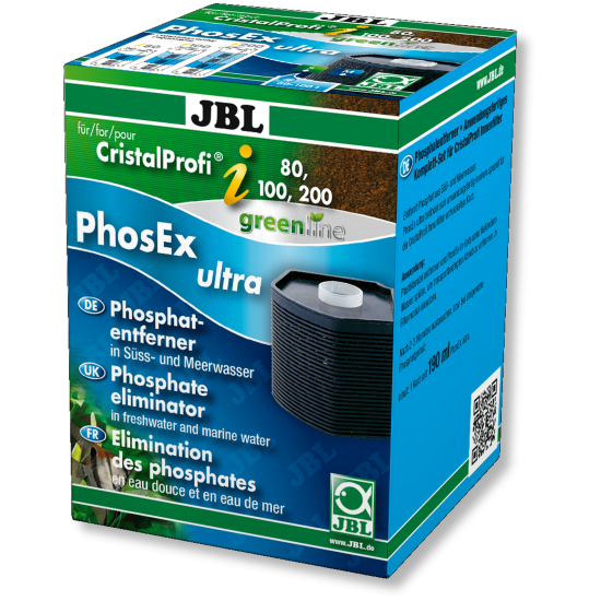 JBL PhosEx ultra fosfatus šalinantis užpildas vidiniams filtrams CristalProfi i60 - i200
