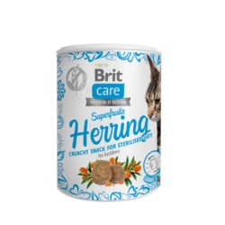 Brit Care Cat Superfruits Herring skanėstas katėms su silke ir šaltalankiais 100g