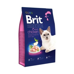 Brit Premium by Nature sausas maistas katėms su vištiena 0.3kg, 1.5kg, 8kg