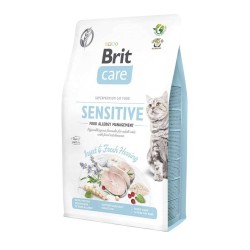 Brit Care Cat GF jautrioms katėms su vabzdžiais ir šviežia silke 0.4kg, 2kg, 7kg
