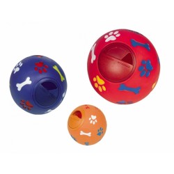 Žaislas šunims kamuolys skanėstams S 7,5 cm, L 14,5 cm